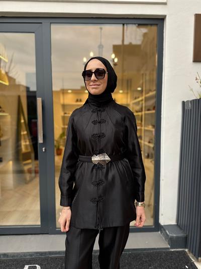 26SSCEK0025 Mary Kadın Takım Siyah