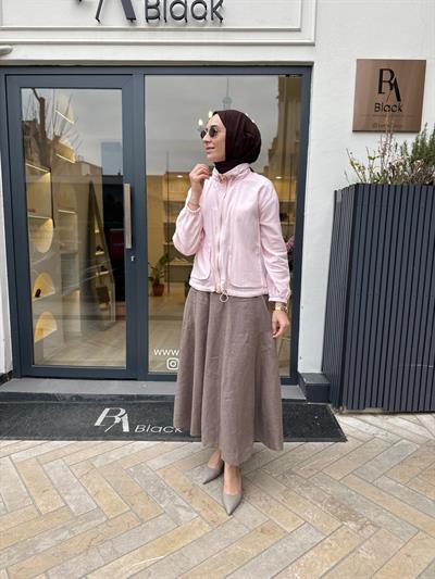 26SSCEK0027 Danı Kadın Ceket Pembe