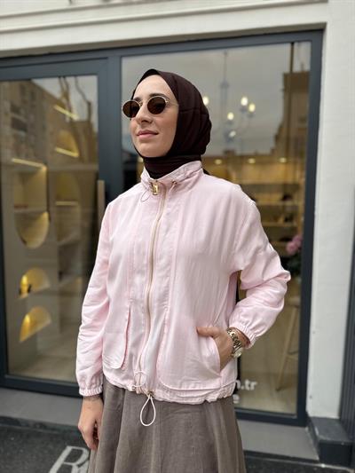 26SSCEK0027 Danı Kadın Ceket Pembe