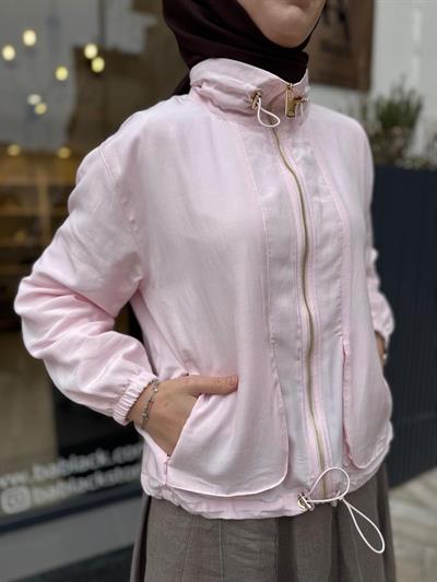 26SSCEK0027 Danı Kadın Ceket Pembe