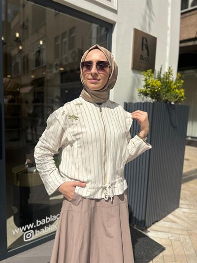 26SSCEK0036 Sebastıan Kadın Ceket ÇİZGİLİ