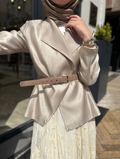 26SSCEK0048 Amelia Kadın Ceket Bej