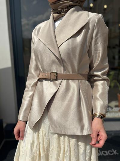 26SSCEK0048 Amelia Kadın Ceket Bej