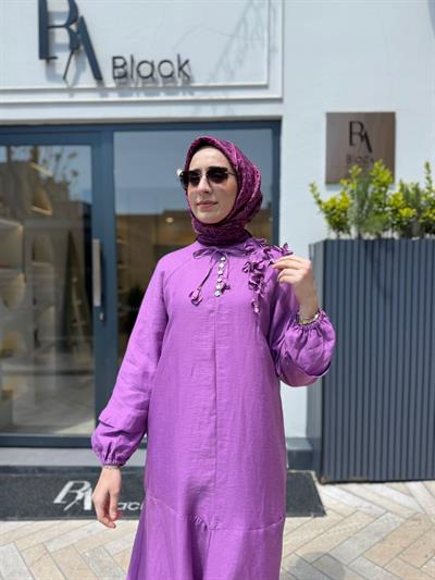 26SSELB0002 Aura Kadın Elbise Fuşya
