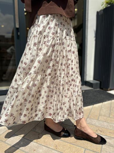 26SSETE0005 Enna Kadın Etek ÇİÇEKLİ