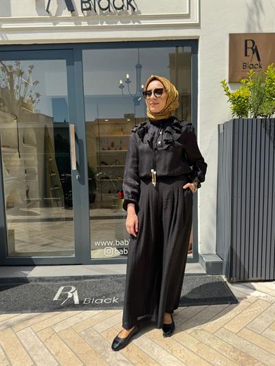 26SSTUN0001 Enid Kadın Tunik Siyah