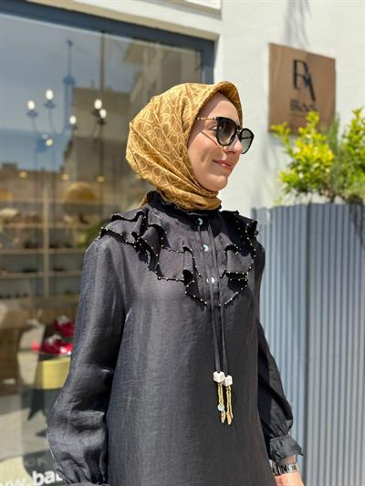 26SSTUN0001 Enid Kadın Tunik Siyah