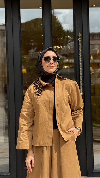 27FWGOM0001 Fuly Kadın Takım Camel