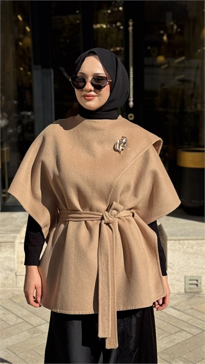 27FWKBN0001 Caroline Kadın Kaban Camel