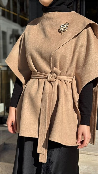 27FWKBN0001 Caroline Kadın Kaban Camel