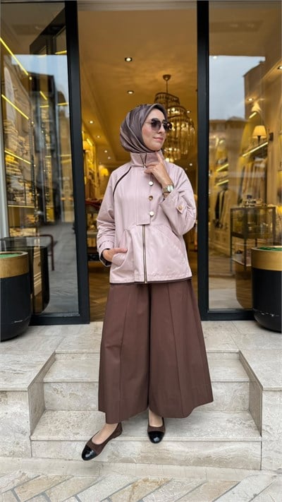27FWPNT0020 Rowena Kadın Pantolon Kahve