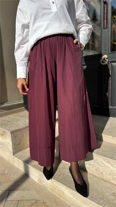 27FWPNT0038 Soles Kadın Pantolon Bordo