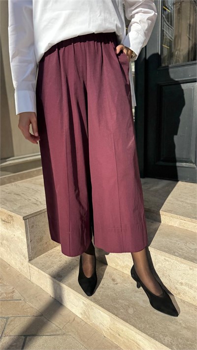 27FWPNT0038 Soles Kadın Pantolon Bordo