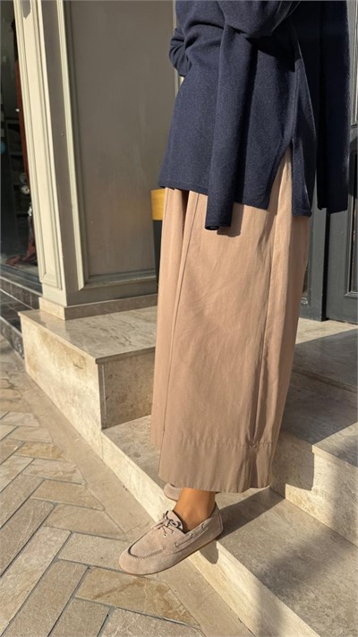 27FWPNT0038 Soles Kadın Pantolon Camel