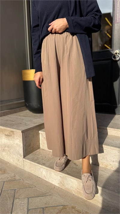 27FWPNT0038 Soles Kadın Pantolon Camel