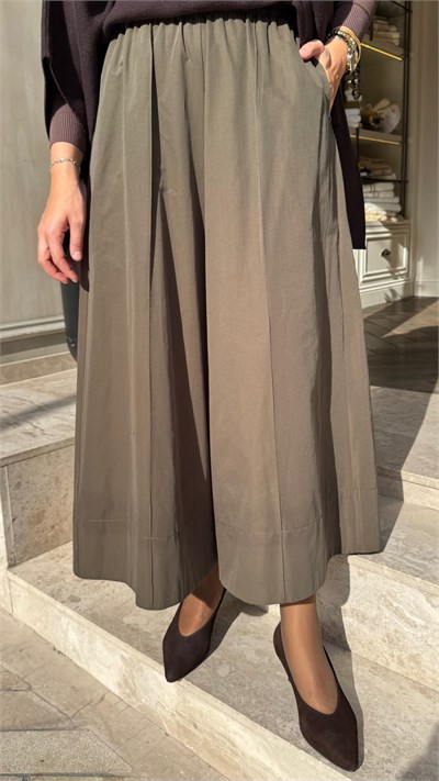 27FWPNT0038 Soles Kadın Pantolon Haki Yeşil