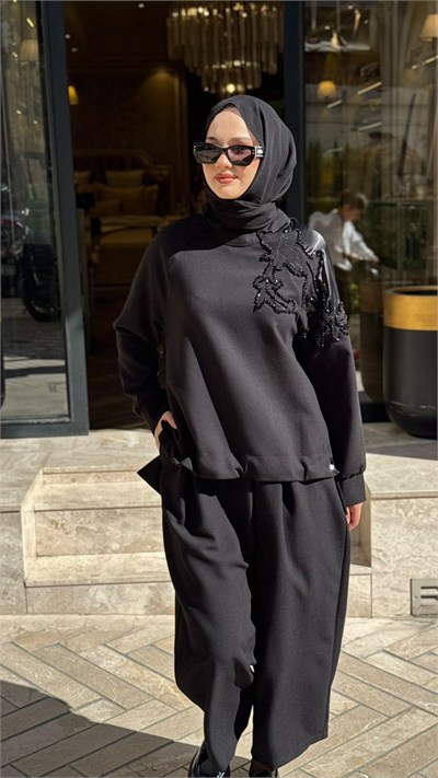 27FWSWE0012 Reni Kadın Takım Siyah