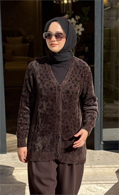 27FWTRI0003 Margaret Kadın Triko DESENLİ