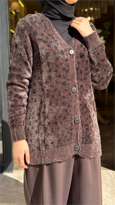 27FWTRI0003 Margaret Kadın Triko DESENLİ