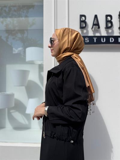 38201 Fermuarlı Kadın Takım Siyah