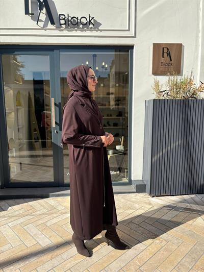 38404 Fermuar Detaylı Kap Kahve