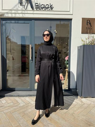 39806 İkili Kadın Elbise Siyah