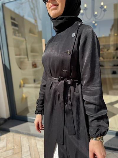 39806 İkili Kadın Elbise Siyah