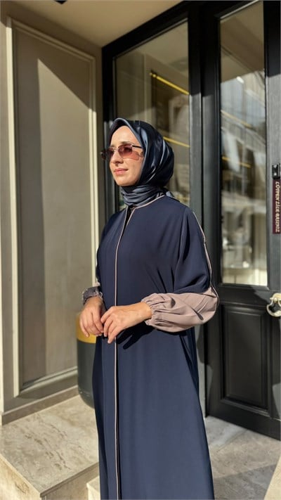 40518 Çıtçıt Kapama Kadın Ferace Lacivert