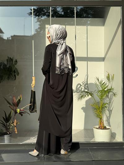 Bağlama Detaylı Kadın Takım Siyah