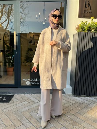 Buklet Ve Kaşmir Patch Kaban Bej