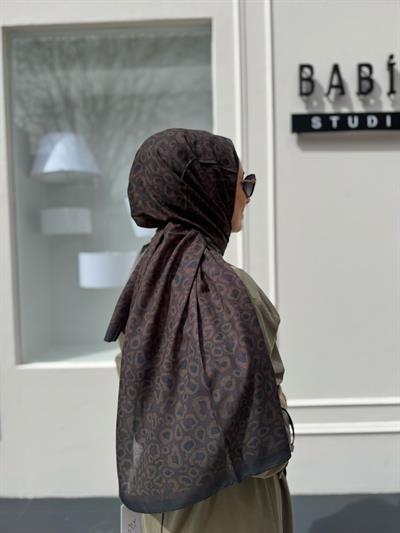 Koton Petit Leopar Desenli Şal Kahve