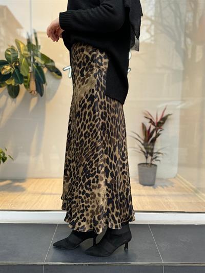 Leopar Desen Kadın Etek Leopar
