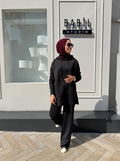 Seta Scuba Spor Tunik Siyah