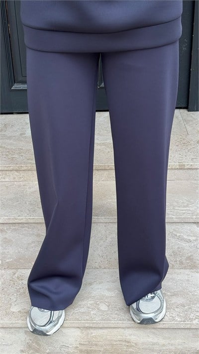 TD21Y04033007 Asel Bol Paça Pantolon Lacivert