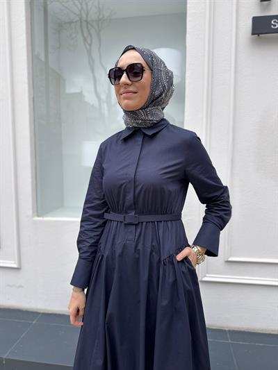 TD2202 Alba Kadın Elbise Lacivert