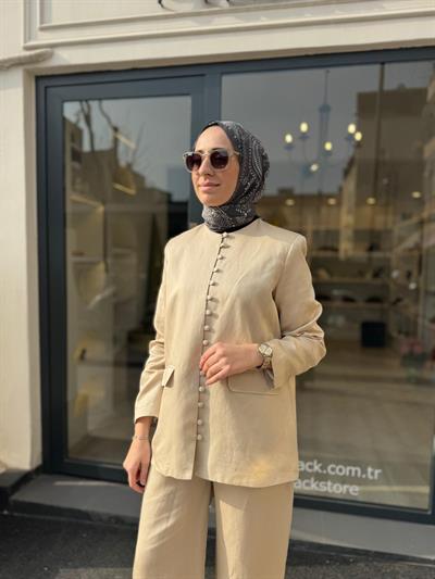 TD2228 Gressa Kadın Takım NATURAL