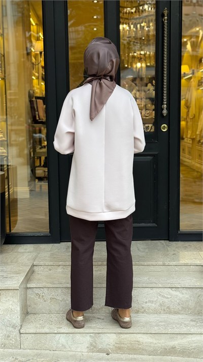 TD24K19033003 Scuba Kadın Sweat Pudra Pembe