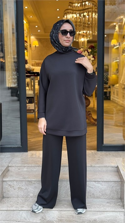 TD24K19033003 Scuba Kadın Sweat Siyah