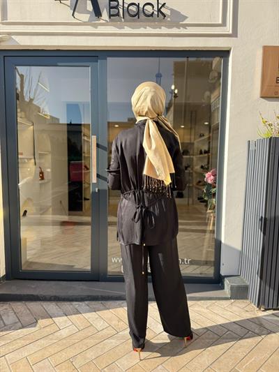 TD2614 Noir Ceket Pantolon Takım Siyah