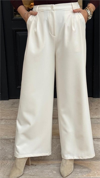 TD26K04000020 Blanca Kadın Pantolon Vanilya