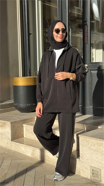 TD26K05000088 Neva Kadın Takım Siyah