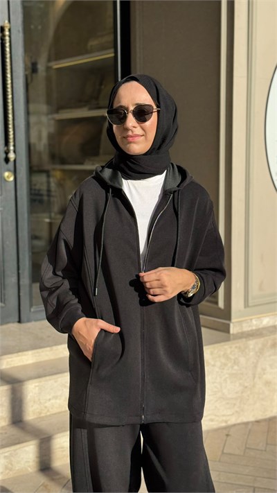 TD26K05000088 Neva Kadın Takım Siyah