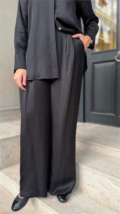 TD26Y04000005 Neva Lyocell Kadın Pantolon Siyah
