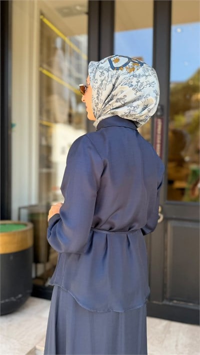 TD26Y05000110 Malina Etekli Kadın Takım Lacivert