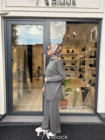 TD3799 Voleta Kadın Takım Antrasit