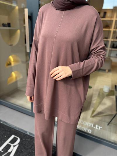 TD3799 Voleta Kadın Takım Kahve