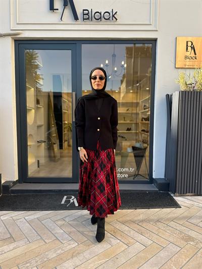 TD4327 Sılva Kadın Hırka Siyah