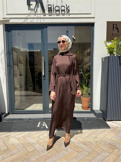 TD4421 Marly Kadın Elbise Kahve