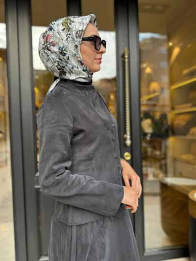 TD4425 Dante Kadın Etekli Takım Siyah