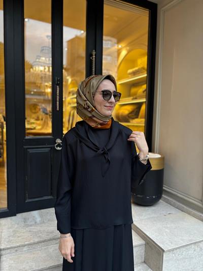 TD4454 Evan Asetat Etekli Takım Siyah